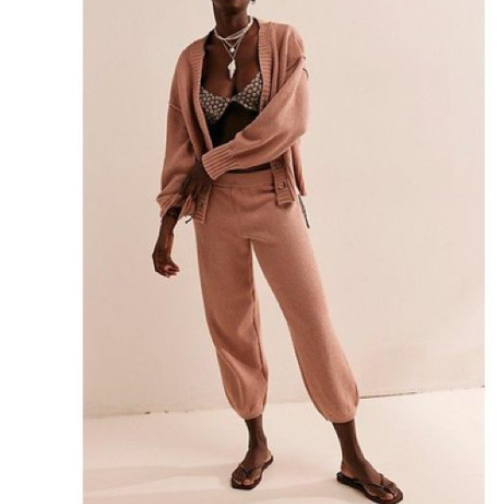 Free people hayliee knit set.